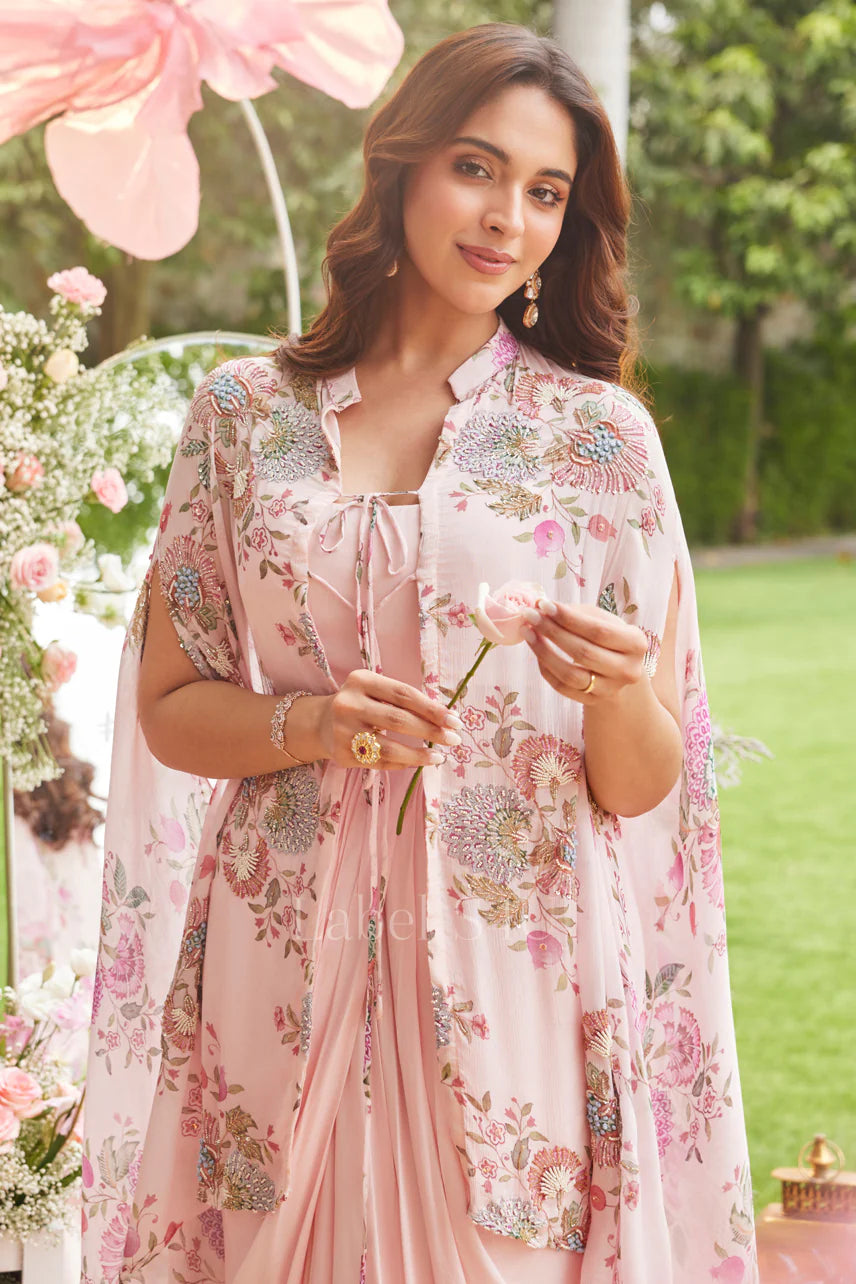 Floral Cape Set