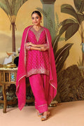 Embroidered Punjabi Suit with Dupatta