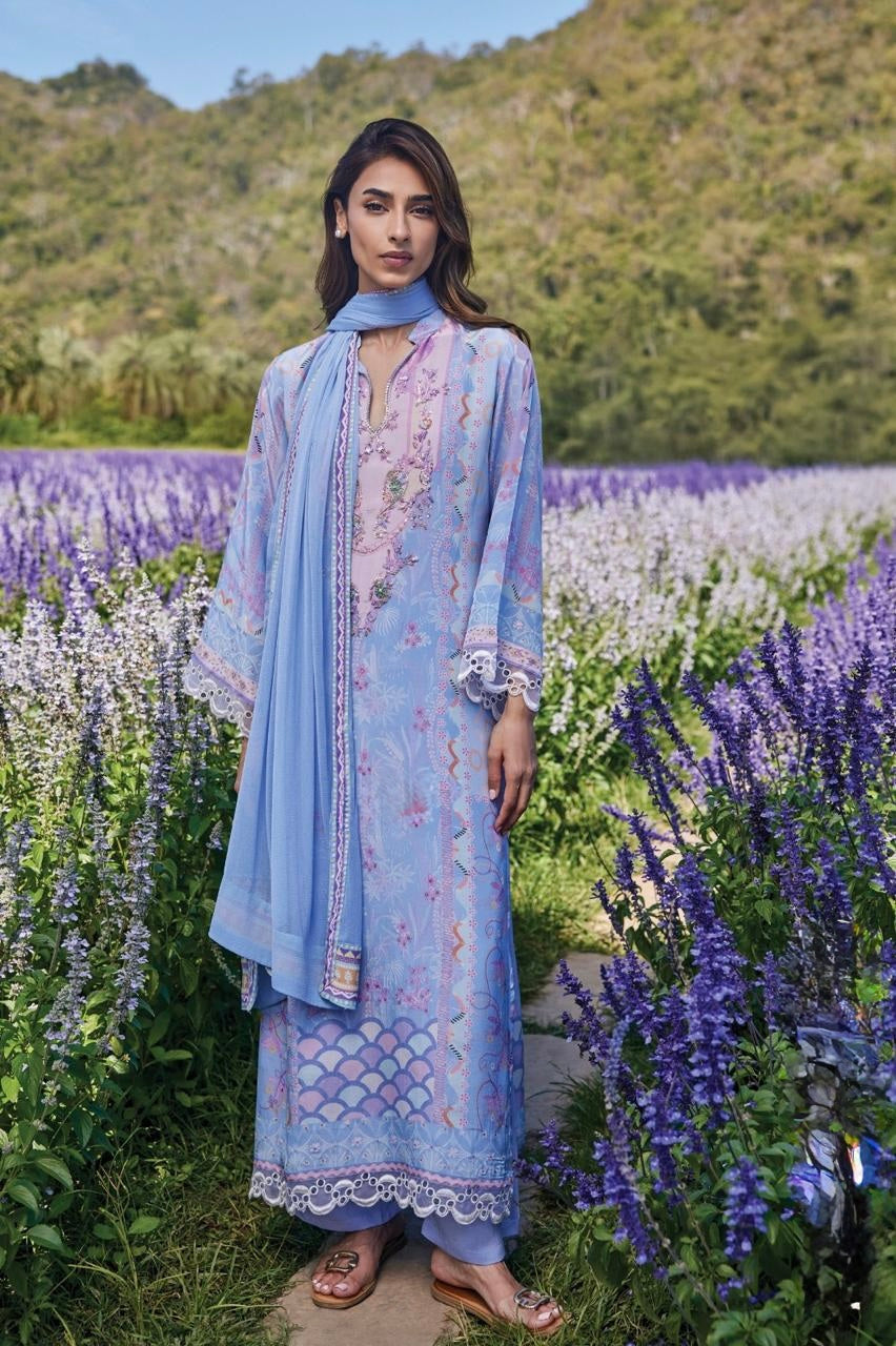 Printed Pakistani Suit with Dupatta