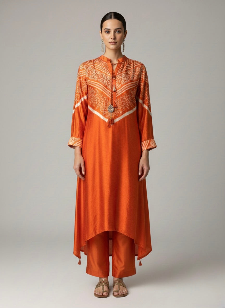Gajji Silk Kurta Set